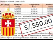 Huacho: Padres denuncian que colegio estaría cobrando más de s/550 para volver a clases presenciales