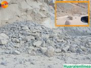 Deslizamiento de piedras en la zona altoandina de Huaral tras fuerte sismo que sacudió Lima