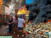 Incendio en Chile consume al menos 200 viviendas en campamento de migrantes