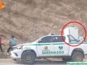 Camioneta de serenazgo de Atavillos Altos sufrió accidente cuando trasladaba electrodomésticos