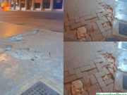 Vereda rota y en mal estado en la Av. Benjamín Vizquerra pone en peligro a los peatones