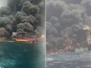 Grave Daño: Buque petrolero con 2 millones de barriles explotó en mar de Nigeria
