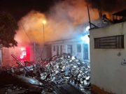 Área de archivo quedó reducida a cenizas tras voraz incendio en Hospital de Chancay