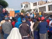 Pobladores de Santa Rosa protestaron por explosiones e incumplimiento de Cosco Shipping