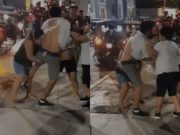 Mujer encontró a su esposo paseando con una fémina por San Valentín (VIDEO)