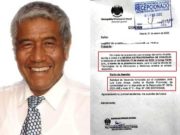 Solicitud de vacancia contra el Alcalde Jaime Uribe se tratará este viernes 11 en sesión de concejo