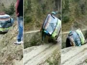 Huánuco: bus cae a abismo de 200 metros por peligrosa maniobra de conductor