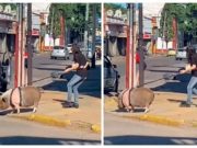 Joven saca a pasear a su cerdo por su vecindario e impresiona a los usuarios en YouTube