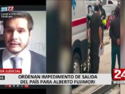 Poder Judicial ordenó impedimento de salida para Alberto Fujimori durante 18 meses
