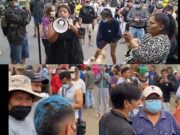Chancayanos protestan por colocación de geotubos en la playa Chorrillos