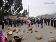 Áncash: banda orquesta tocó y alegró a protestantes durante el paro agrario en Cátac