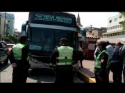 Policía de Huaral realizó pesquisa al ómnibus que ayer atropelló anciana en Jesús del Valle