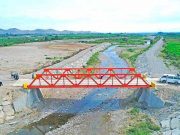 Ricardo Chavarría inauguró renovado puente modular «El Molino» en Supe