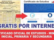 ¿Puedo sacar mi certificado de estudio gratis online?