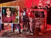 Chincha: Joven mujer murió calcinada tras incendiarse mototaxi donde viajaba (VIDEO)