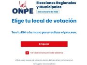 Elige AQUÍ tu local de votación para las elecciones 2022