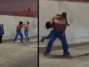 Huacho: alumnos del colegio emblemático Xammar se pelearon a puño limpio en la calle