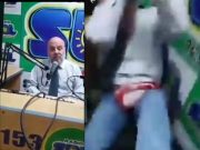 Sayán: Enardecido ex congresista agredió a comunicador Jorge Galindo en pleno programa en Vivo (VIDEO)