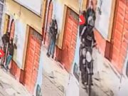 Delincuentes en moto lineal asaltan a mujer a plena luz del día en la Calle Luis Colán