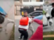 Hombre se va a los golpes con escolar que le hacía bullying a su sobrino en el colegio
