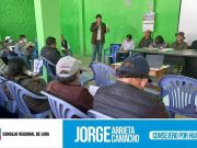 Consejero Jorge Arrieta se reunió con autoridades y representantes de las zonas altoandinas de Pasco y Huaral