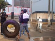 Extranjero fue intervenido por trasladar una llanta en actitud sospechosa en Chancay