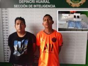 PNP capturó a los «Apretones del Huaquerito» conformada por dos presuntos extorsionadores