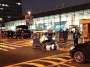 Mototaxi fue captada en el aeropuerto Jorge Chávez: «Servicio oportuno y barato»