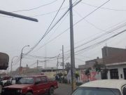 Densa neblina cubrió la ciudad de Huaral las primeras horas de esta mañana
