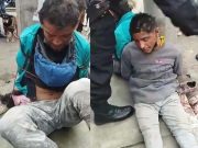 Enardecidos vecinos casi linchan a dos presuntos ladrones por ingresar a robar en una casa en Cahuas