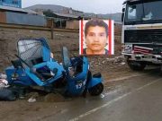 Huacho: mototaxista murió trágicamente tras chocar contra camión en el ingreso a los Pinos
