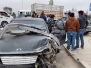 Dos colectivos colisionaron salvajemente y choque dejó un herido en Quepepampa