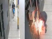Huaral: Extorsionador incendió mueblería y por poco se prende