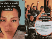 Joven inscribió a su novio en «el servicio militar voluntario» tras enterarse infidelidad