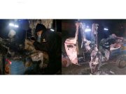 Barranca: sujetos desconocidos incendiaron mototaxi que quedó reducida a cenizas
