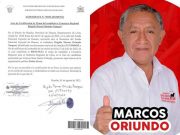 Candidato al consejo regional por Patria Joven Marcos Oriundo presentó su renuncia