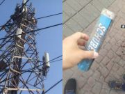 Huaral: Mujer sufrió grave lesión en la cabeza tras caerle tubo desde lo alto de antena que sería de Movistar