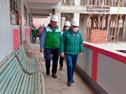 Gobernador Chavarría supervisó construcción de Colegio Nuestra Señora De Lourdes en Nuevo Imperial