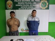 Huaral: Capturan a dos presuntos ‘marcas’ que robaron más de 5 mil dólares a ciudadano