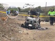 Barranca: Hallan mototaxi quemada y un cuerpo calcinado en el interior