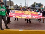 Trabajadores del Sindicato de Obreros Municipales en pie de lucha: Exigen que se les reconozca el pago justo