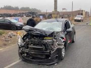 Chancay: cuatro heridos tras choque entre auto y camión cisterna en la Panamericana Norte