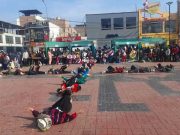 Alumnos de diferentes colegios de Huaral brillaron en concurso escolar de danzas en la Plaza de Armas