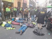Caen extranjeros que iba a asaltar banco Interbank en el Centro de Lima: «Tenían chalecos y escopetas»
