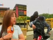 Ecuador: periodista se enfrenta a delincuentes que intentaron asaltarla en plena transmisión EN VIVO