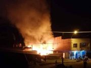 Sayán: Voráz incendio consumió viviendas y dejó a 7 humildes familias en la calle