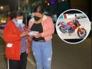 Chancay: Dos extranjeros con arma en mano le robaron motocicleta a una joven en Peralvillo