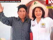 Alcalde electo de San Miguel de Acos mostró su respaldo a Rosita Vásquez «La Cholita» en esta segunda vuelta