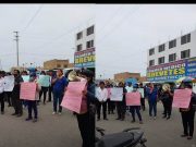 Pobladores de 27 de noviembre protestaron frente al Gobierno Regional de Lima: «No somos atendidos»