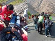 Dos personas resultaron heridas tras sufrir accidente de tránsito en la carretera a Churín